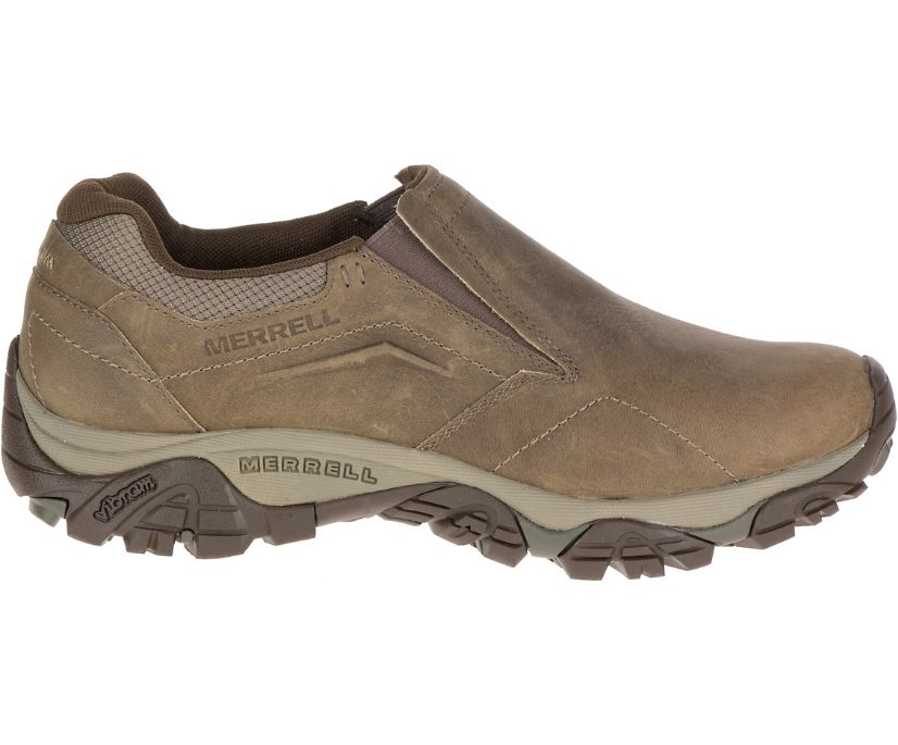 Buty Merrell Moab Adventure Moc - Slip Ons Męskie Merrell - Khaki [BMYRS-3745]